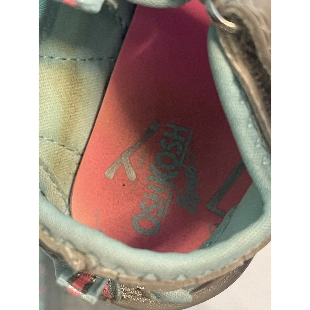 Oshkosh Girls Water‎ Shoes Sandals Size 11 • Purple And Gray •bin3